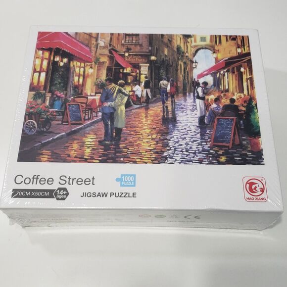 NEW Coffee Street 1000 Piece Jigsaw Puzzle - Picture 3 of 3